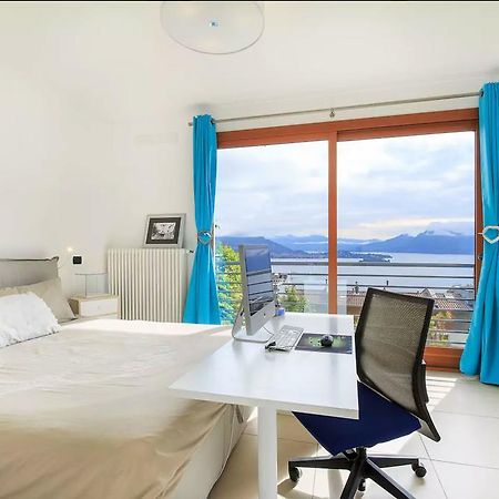 Armonie Del Lago - Lakeview Retreat With Private Garden, Pool & Jacuzzi Baveno Bagian luar foto