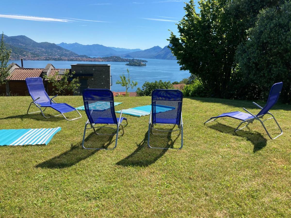 Armonie Del Lago - Lakeview Retreat With Private Garden, Pool & Jacuzzi Baveno Bagian luar foto