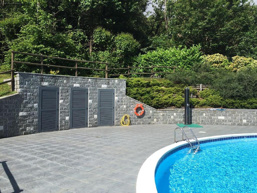 Armonie Del Lago - Lakeview Retreat With Private Garden, Pool & Jacuzzi Baveno Bagian luar foto